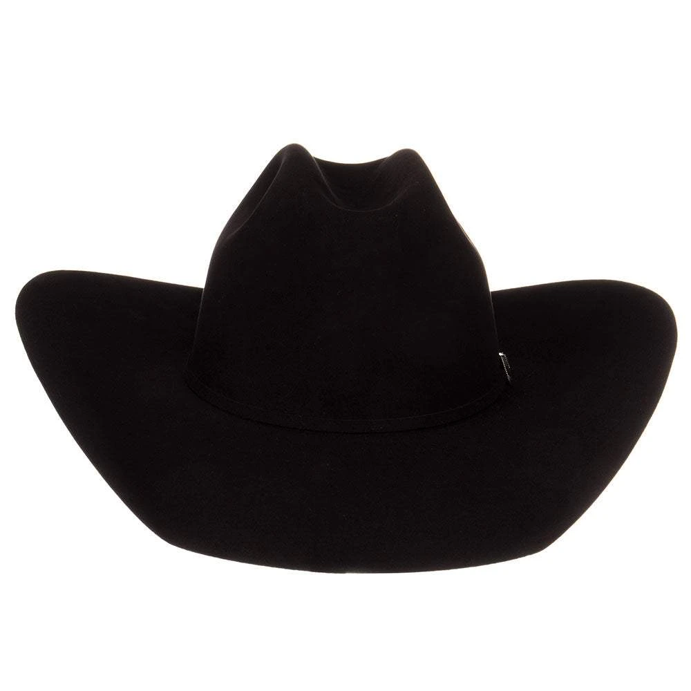 Rodeo King 100X Black 4 1/2in. Brim Felt Cowboy Hat 4 Rodeo King 100X Black 4 1/2in. Brim Felt Cowboy Hat - Image 2