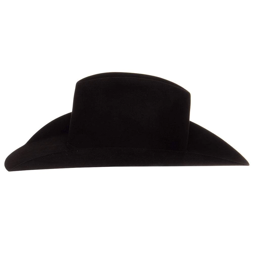 Rodeo King 100X Black 4 1/2in. Brim Felt Cowboy Hat 6 Rodeo King 100X Black 4 1/2in. Brim Felt Cowboy Hat - Image 4