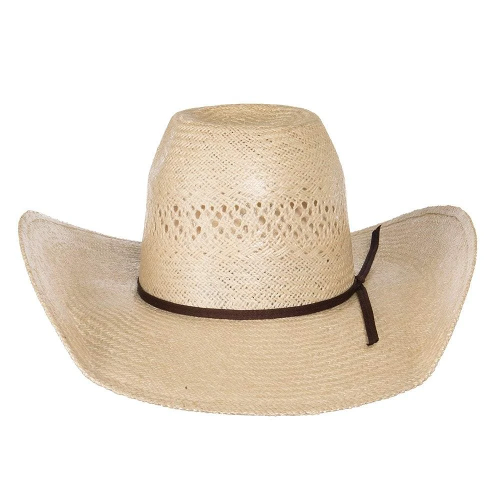 Rodeo King Jute Open Crown 4-1/4in. Brim Straw Cowboy Hat 4 Rodeo King Jute Open Crown 4-1/4in. Brim Straw Cowboy Hat - Image 2
