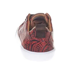 Reba By Justin Woman's Susie Red Western Floral Lace Up -Western Cowboy Store RM072 3