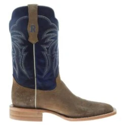 R Watson Boots Men's Café Boar Square Toe 11in Bone Sinatra Top Cowboy Boot 10 R Watson Boots Men's Café Boar Square Toe 11in Bone Sinatra Top Cowboy Boot -Western Cowboy Store RW8604 2 04