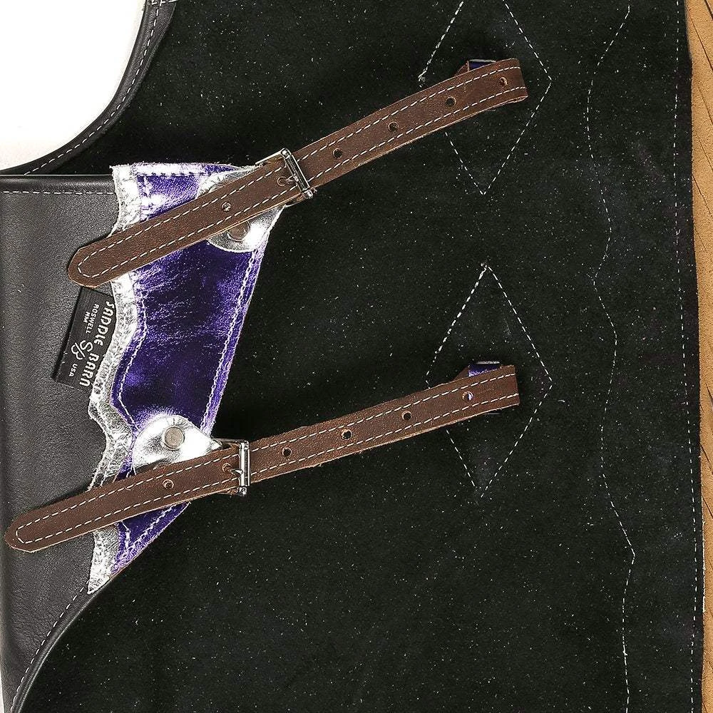 Saddle Barn Tack Youth Contender Pro Rodeo Chaps 4 Saddle Barn Tack Youth Contender Pro Rodeo Chaps - Image 2