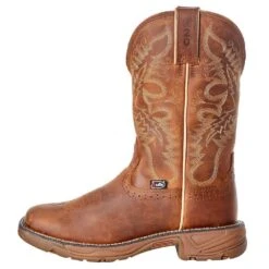 Justin Boots Women's Stampede Rush Tan Waterproof Soft Toe Work Boot -Western Cowboy Store SE4353 3