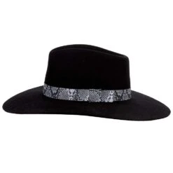 M&F Girls Pinch Front Black Fashion Hat 3 1/2` Brim -Western Cowboy Store T7890001 3