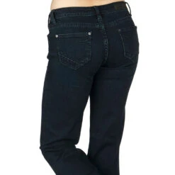 Rock & Roll Denim Mid Rise Extra Stretch Dark Wash Trousers Jeans 9 Rock & Roll Denim Mid Rise Extra Stretch Dark Wash Trousers Jeans -Western Cowboy Store W8M4164 3