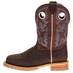 Justin Boot Company Men's Marshal Trailblazer Brown 11in. Brick Red Top H2O Steel Toe Work Boot -Western Cowboy Store WK4203 2