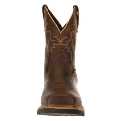 Justin Boot Company Ladies Jalena Maple Tan 8in. Maple Tan Top Water Proof Comp Toe Work Boot -Western Cowboy Store WKL9978 2