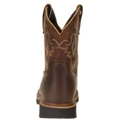 Justin Boot Company Ladies Jalena Maple Tan 8in. Maple Tan Top Water Proof Comp Toe Work Boot -Western Cowboy Store WKL9978 4