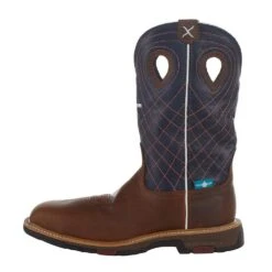Twisted X Womens Brown 11in Navy Alloy Toe Work Boot 9 Twisted X Womens Brown 11in Navy Alloy Toe Work Boot -Western Cowboy Store WXBAW01 3