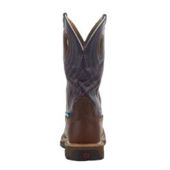 Twisted X Womens Brown 11in Navy Alloy Toe Work Boot 10 Twisted X Womens Brown 11in Navy Alloy Toe Work Boot -Western Cowboy Store WXBAW01 4