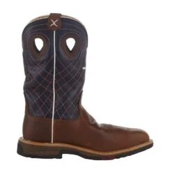 Twisted X Womens Brown 11in Navy Alloy Toe Work Boot 11 Twisted X Womens Brown 11in Navy Alloy Toe Work Boot -Western Cowboy Store WXBAW01 5