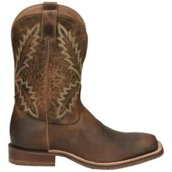 Tony Lama Men's Bowie Oak Brown 11in. TLX Performance Cowboy Boots -Western Cowboy Store XT5104 5